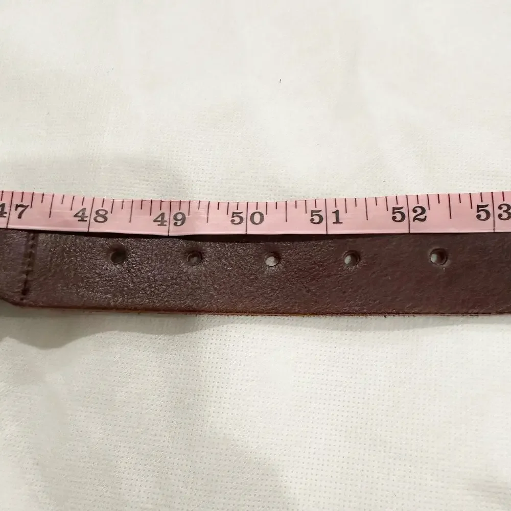 Talbots Women’s Braided Genuine Leather Brown Belt Size 3X